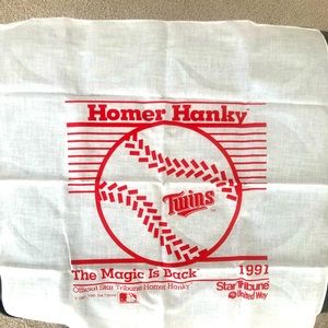 1991 Minnesota Twins Homer Hanky